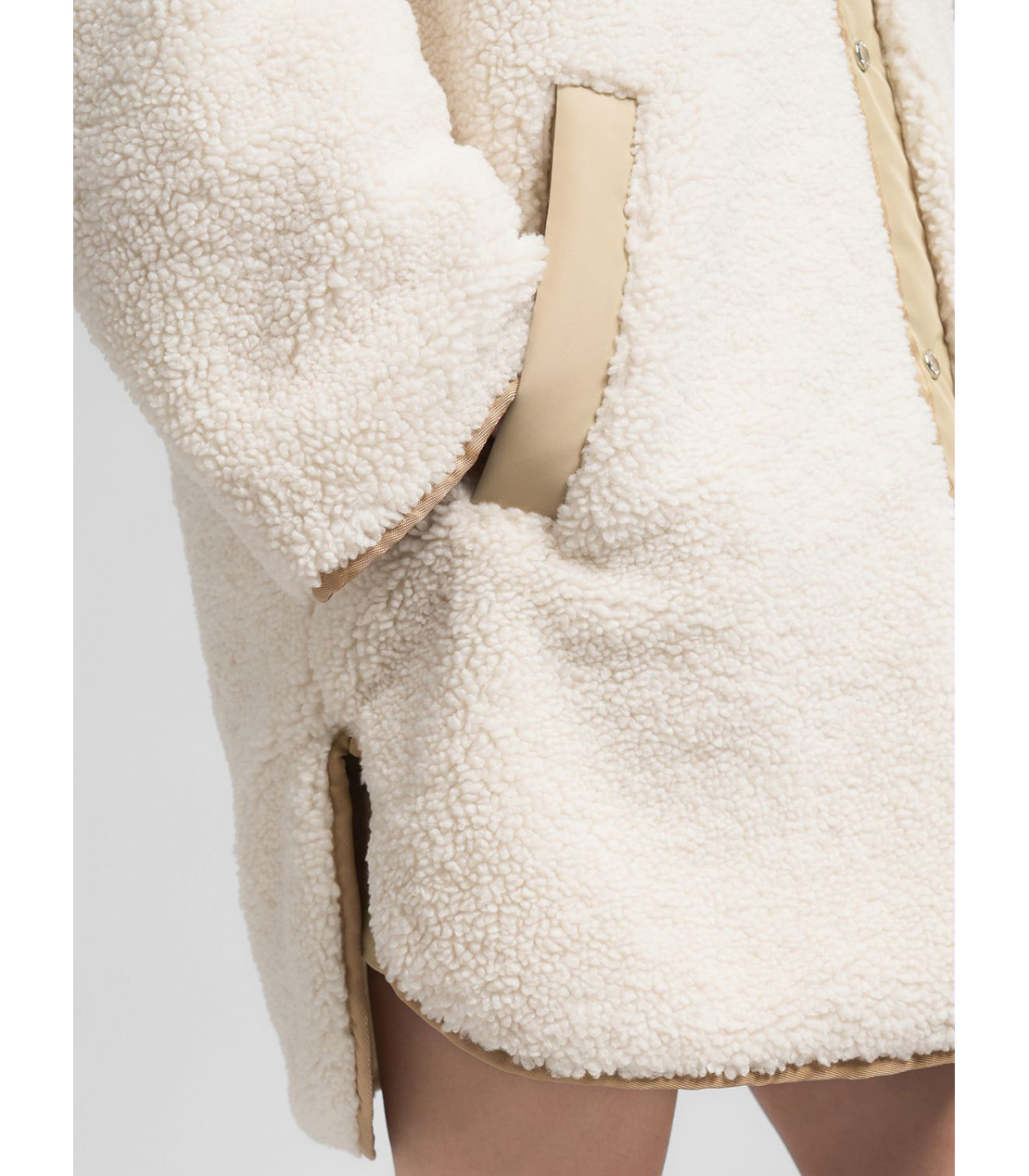 コンフォート リバーシブルロングジャケット 詳細画像 アイボリー 6